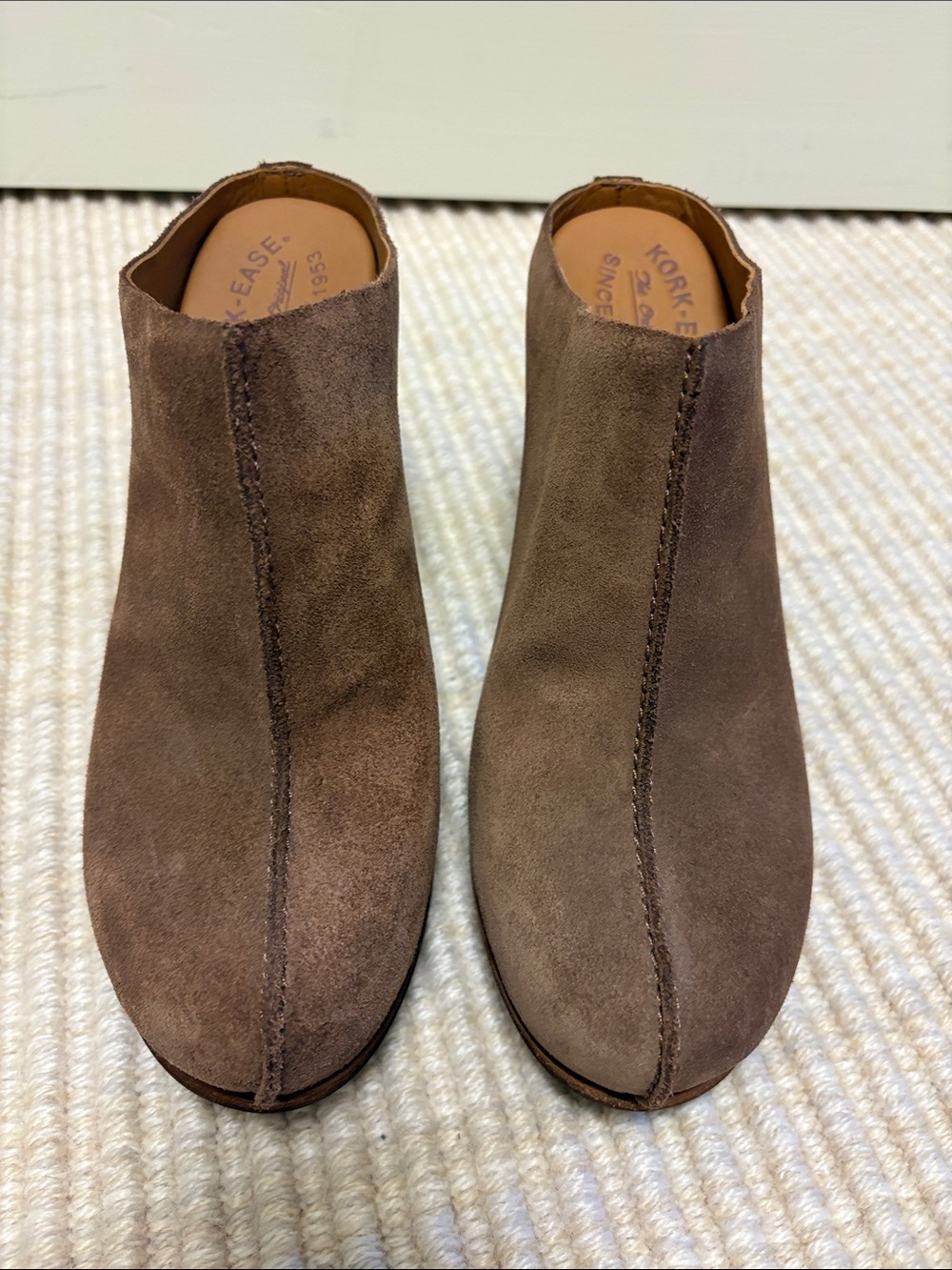 Kork-Ease Women's Brown Suede Slip-On Ankle Boot